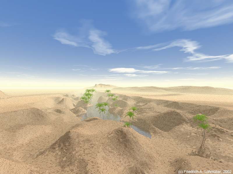 Sandstorm over the Oasis