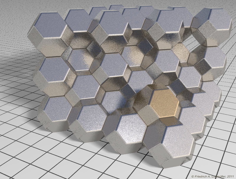 Truncated Octahedron Tessellation 2