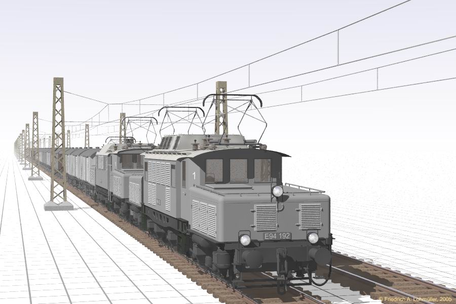 Electric Railroad Engine #94