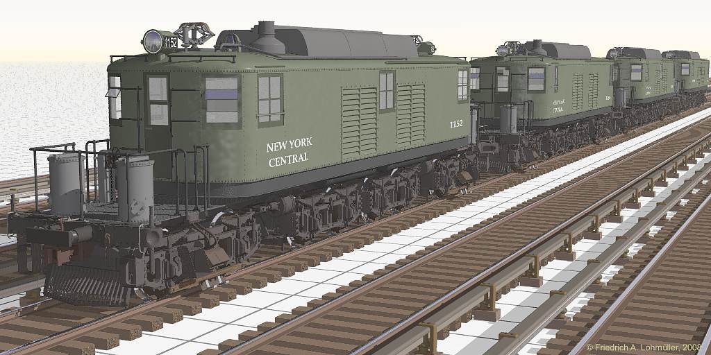 NYC - Electric Railroad Engine GE-ALCO T3a