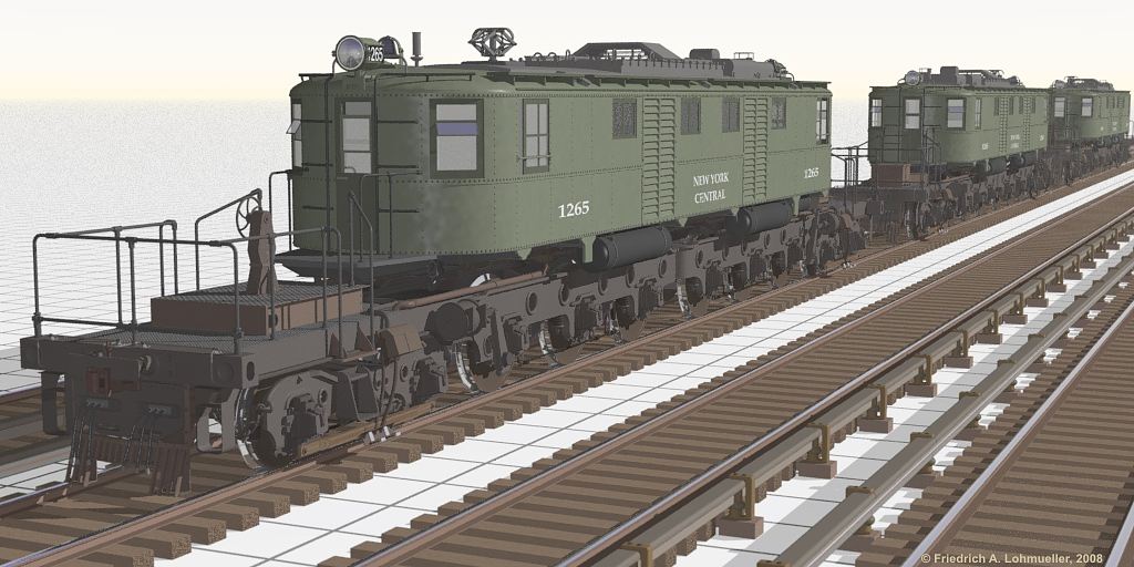 NYC - Electric Railroad Engine GE-ALCO P2