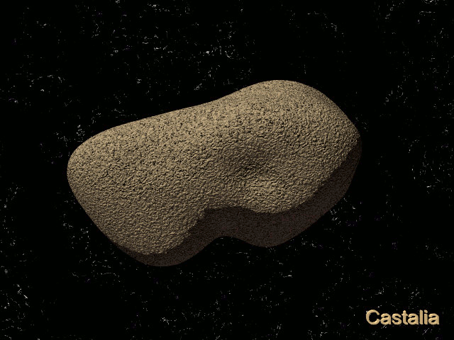 Asteroid Castalia, animated gif, 10.5 MB