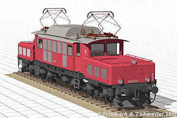 Electric Locomotive E 1020 ÖBB