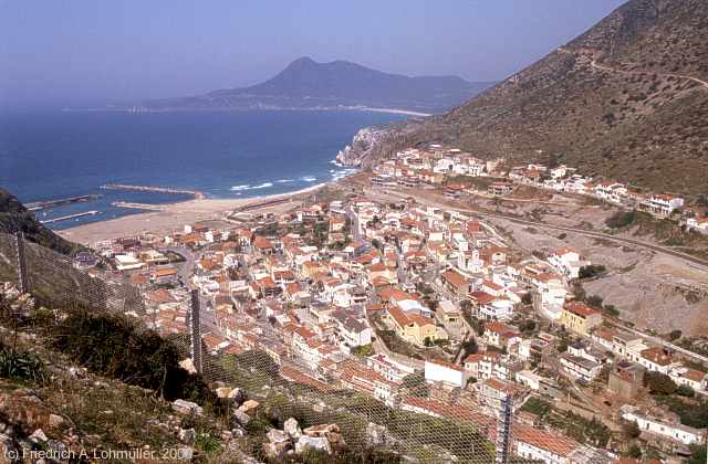 Buggerru - vista al Capo Pecora con Punta Mumullonis