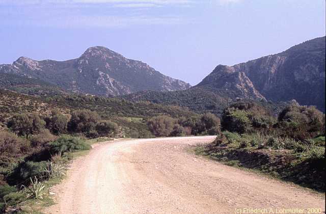 Behind the Grotta di San Giovanni, Domusnovas