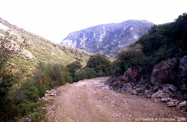 Behind the Grotta di San Giovanni, Domusnovas