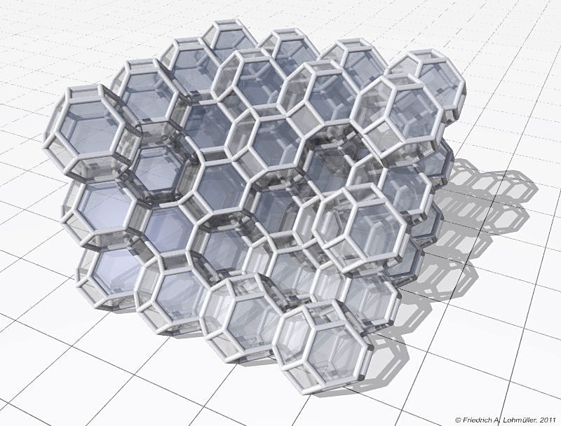 Truncated Octahedron Tessellation 5
