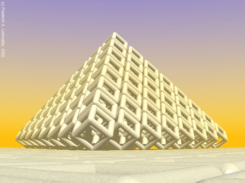 Pyramid of Cubes (2)