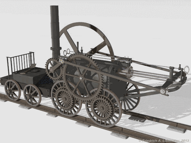 Trevithick's Locomotive (gif 6.7 MB)