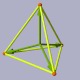 Tetrahedron by vectors